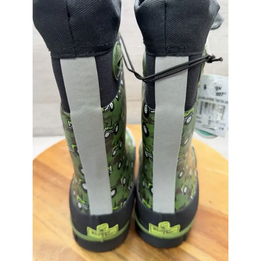 Western Chief, Tractors, Neoprene, Snow and Rain Boot, Toddler 11/12